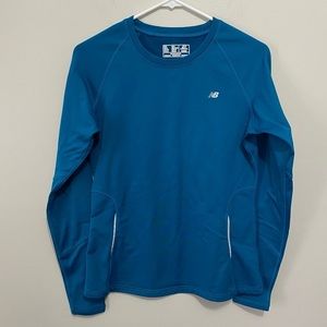 New Balance Blue Fleece lined long sleeve Medium